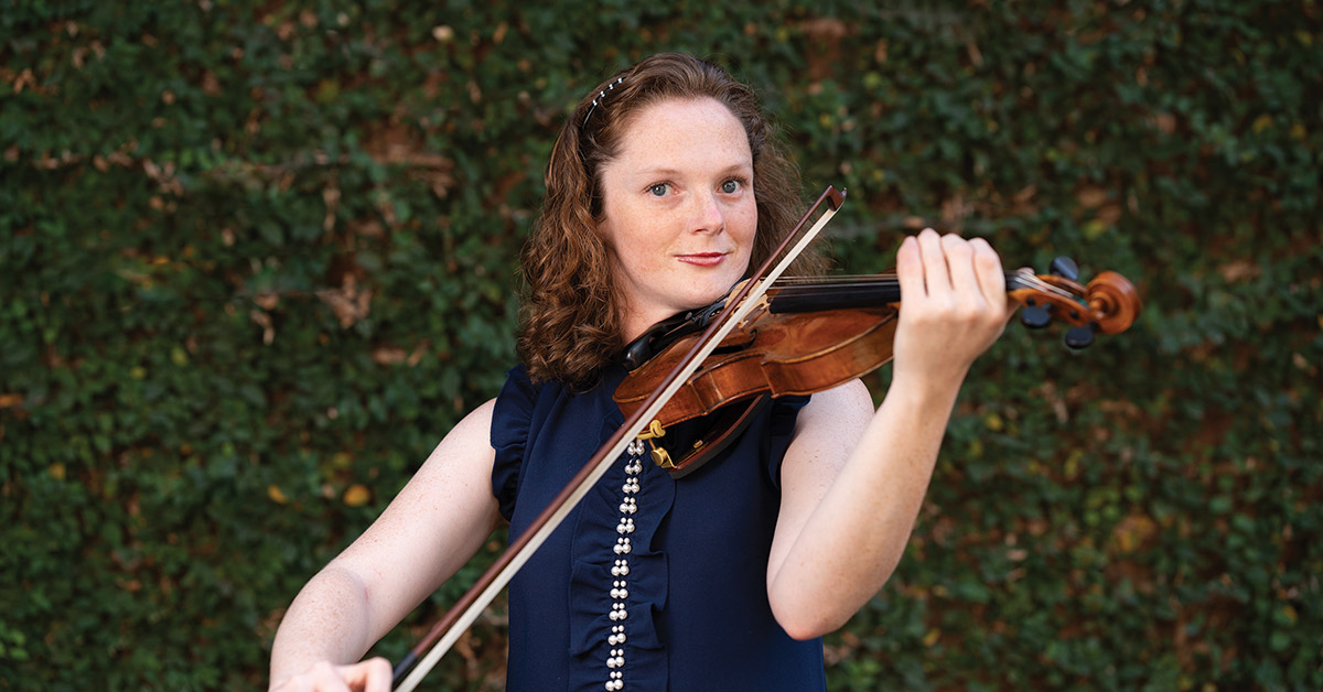 Emily Oldham ’23 Has Been Passionate About The Violin Since Age 5